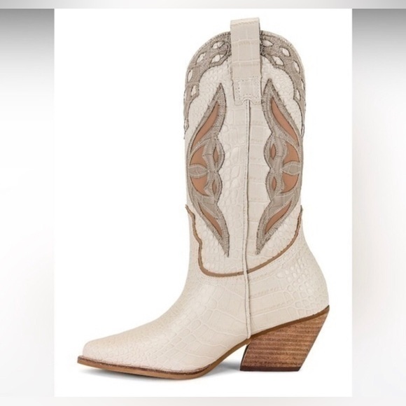 Steve Madden Wynter Western Cowgirl Boots Size-8.5 - Picture 3 of 11